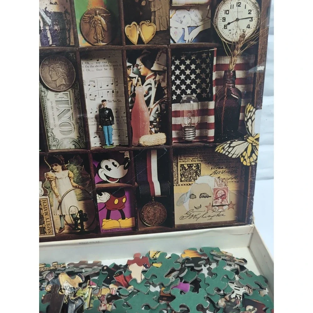 Vintage 1973 The American Spirit 500 Pc COMPLETE Puzzle, Springbok Jigsaw
